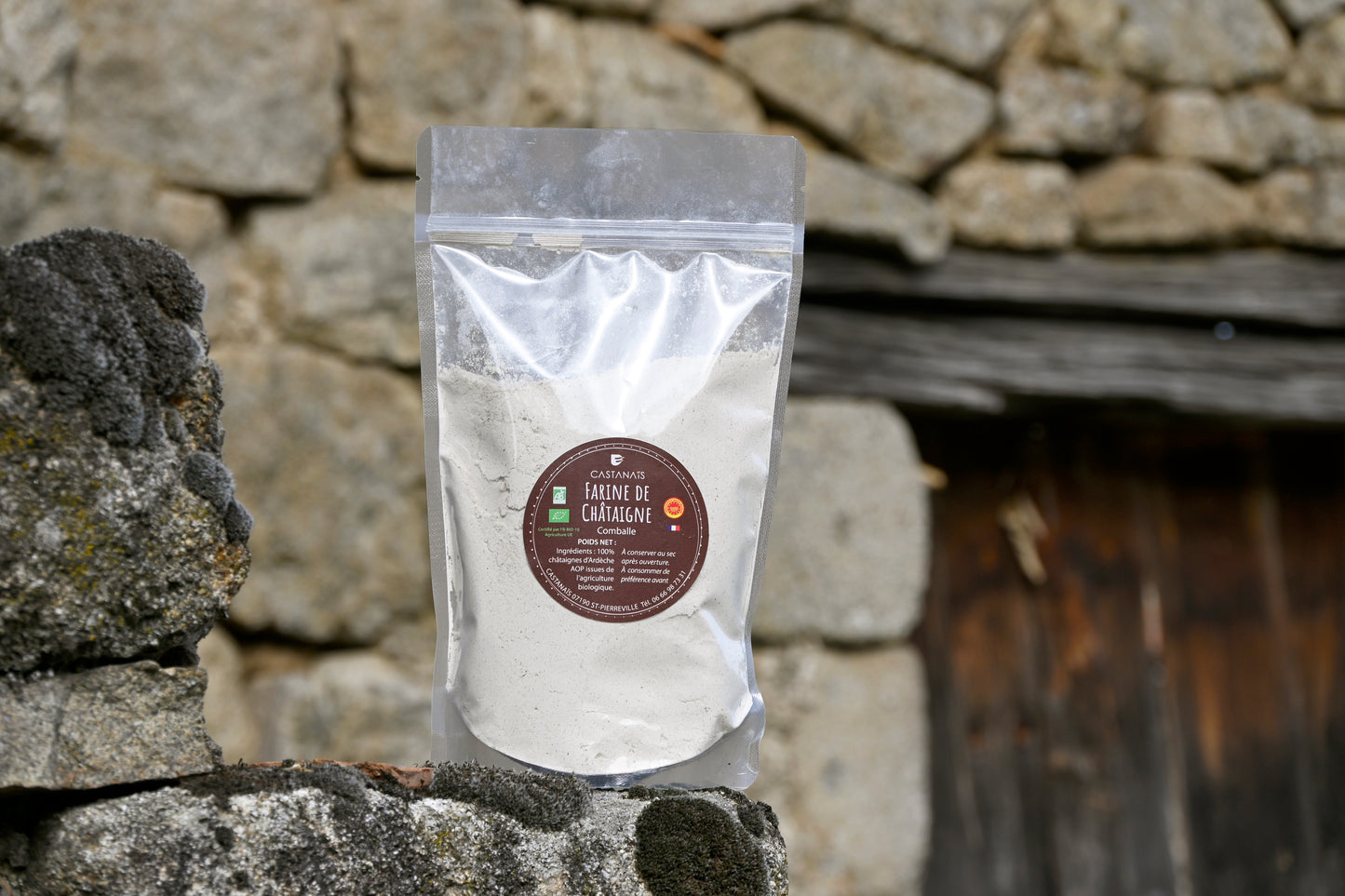 Farine de Châtaigne d'Ardèche AOP BIO - 500g