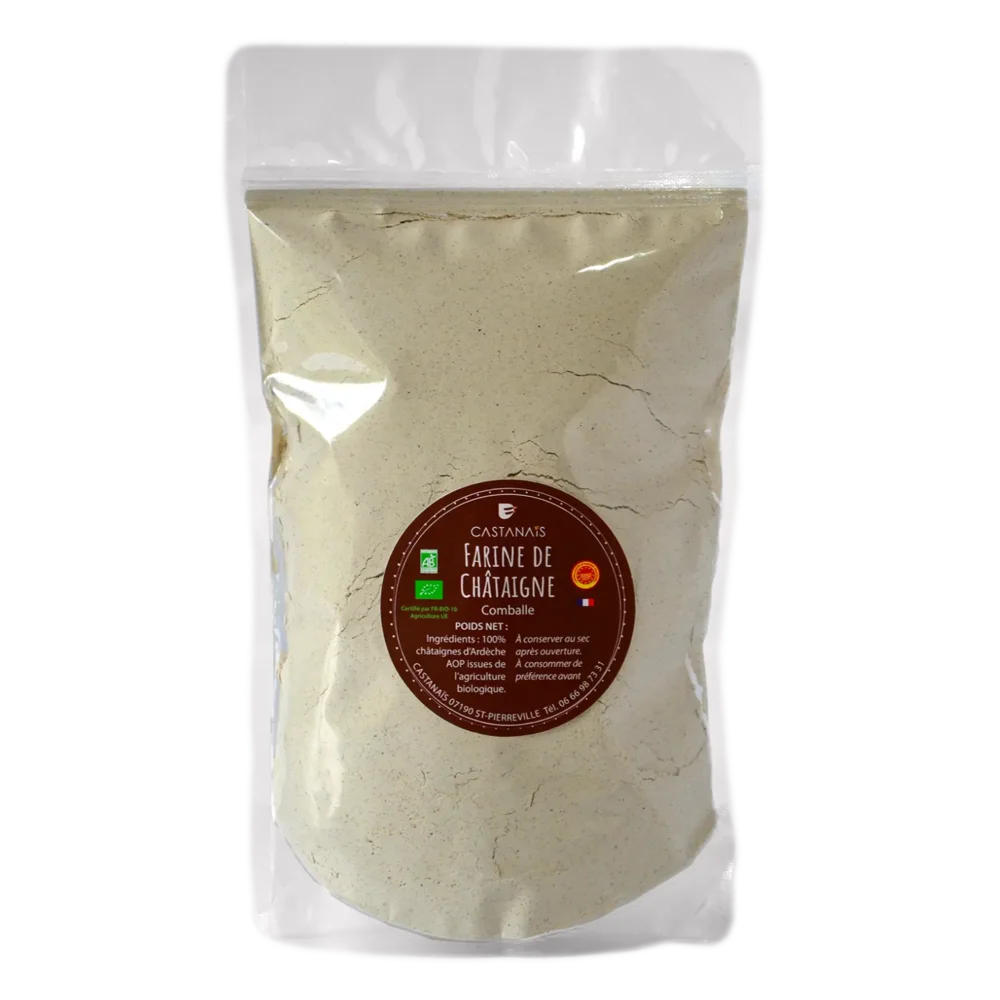 Farine de Châtaigne d'Ardèche AOP BIO - 500g