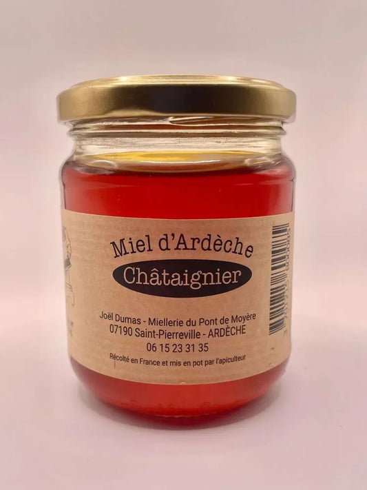 Petit pot de miel de châtaignier