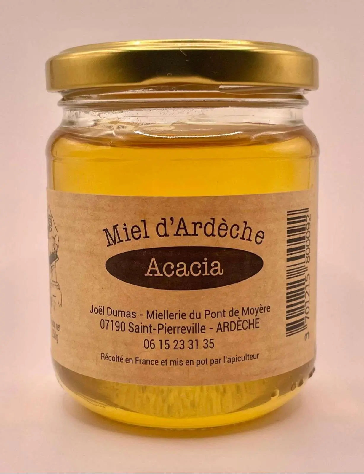 Petit pot de miel d'acacia